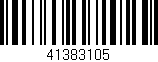 Código de barras (EAN, GTIN, SKU, ISBN): '41383105'