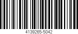 Código de barras (EAN, GTIN, SKU, ISBN): '4139265-5042'