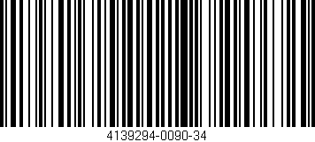 Código de barras (EAN, GTIN, SKU, ISBN): '4139294-0090-34'