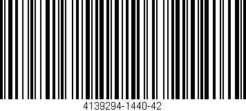 Código de barras (EAN, GTIN, SKU, ISBN): '4139294-1440-42'