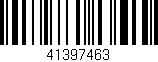 Código de barras (EAN, GTIN, SKU, ISBN): '41397463'