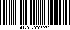 Código de barras (EAN, GTIN, SKU, ISBN): '4140149885277'
