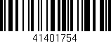 Código de barras (EAN, GTIN, SKU, ISBN): '41401754'