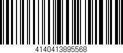 Código de barras (EAN, GTIN, SKU, ISBN): '4140413895568'