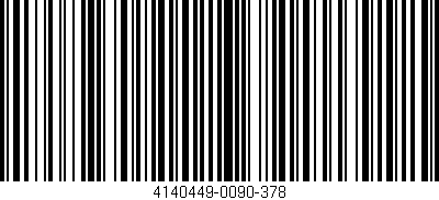 Código de barras (EAN, GTIN, SKU, ISBN): '4140449-0090-378'