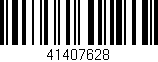 Código de barras (EAN, GTIN, SKU, ISBN): '41407628'