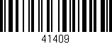 Código de barras (EAN, GTIN, SKU, ISBN): '41409'