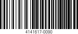 Código de barras (EAN, GTIN, SKU, ISBN): '4141617-0090'