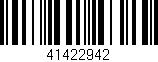 Código de barras (EAN, GTIN, SKU, ISBN): '41422942'