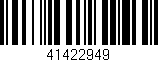 Código de barras (EAN, GTIN, SKU, ISBN): '41422949'