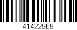 Código de barras (EAN, GTIN, SKU, ISBN): '41422969'