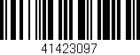 Código de barras (EAN, GTIN, SKU, ISBN): '41423097'