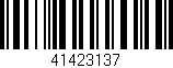 Código de barras (EAN, GTIN, SKU, ISBN): '41423137'