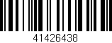 Código de barras (EAN, GTIN, SKU, ISBN): '41426438'