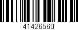 Código de barras (EAN, GTIN, SKU, ISBN): '41426560'