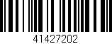 Código de barras (EAN, GTIN, SKU, ISBN): '41427202'