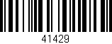 Código de barras (EAN, GTIN, SKU, ISBN): '41429'