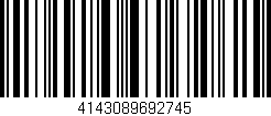 Código de barras (EAN, GTIN, SKU, ISBN): '4143089692745'