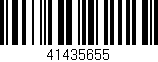 Código de barras (EAN, GTIN, SKU, ISBN): '41435655'