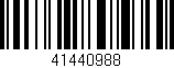 Código de barras (EAN, GTIN, SKU, ISBN): '41440988'