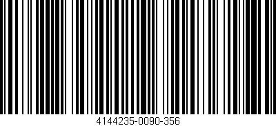 Código de barras (EAN, GTIN, SKU, ISBN): '4144235-0090-356'