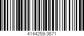 Código de barras (EAN, GTIN, SKU, ISBN): '4144259-3671'