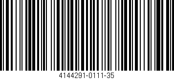 Código de barras (EAN, GTIN, SKU, ISBN): '4144291-0111-35'