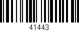 Código de barras (EAN, GTIN, SKU, ISBN): '41443'