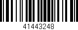 Código de barras (EAN, GTIN, SKU, ISBN): '41443248'
