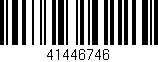 Código de barras (EAN, GTIN, SKU, ISBN): '41446746'
