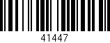 Código de barras (EAN, GTIN, SKU, ISBN): '41447'