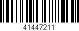 Código de barras (EAN, GTIN, SKU, ISBN): '41447211'