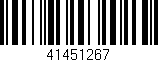 Código de barras (EAN, GTIN, SKU, ISBN): '41451267'