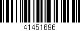 Código de barras (EAN, GTIN, SKU, ISBN): '41451696'