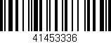 Código de barras (EAN, GTIN, SKU, ISBN): '41453336'
