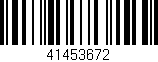 Código de barras (EAN, GTIN, SKU, ISBN): '41453672'