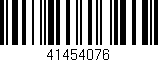Código de barras (EAN, GTIN, SKU, ISBN): '41454076'