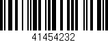 Código de barras (EAN, GTIN, SKU, ISBN): '41454232'