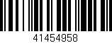 Código de barras (EAN, GTIN, SKU, ISBN): '41454958'