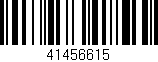 Código de barras (EAN, GTIN, SKU, ISBN): '41456615'