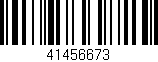 Código de barras (EAN, GTIN, SKU, ISBN): '41456673'