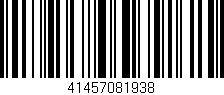 Código de barras (EAN, GTIN, SKU, ISBN): '41457081938'