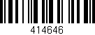 Código de barras (EAN, GTIN, SKU, ISBN): '414646'