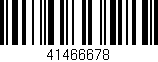 Código de barras (EAN, GTIN, SKU, ISBN): '41466678'