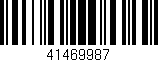 Código de barras (EAN, GTIN, SKU, ISBN): '41469987'