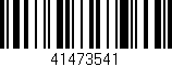 Código de barras (EAN, GTIN, SKU, ISBN): '41473541'