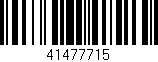 Código de barras (EAN, GTIN, SKU, ISBN): '41477715'