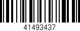Código de barras (EAN, GTIN, SKU, ISBN): '41493437'