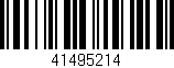 Código de barras (EAN, GTIN, SKU, ISBN): '41495214'