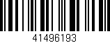 Código de barras (EAN, GTIN, SKU, ISBN): '41496193'